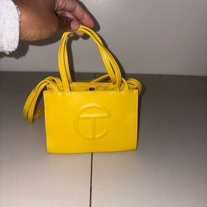 Telfar Mini Bag in Vibrant Yellow